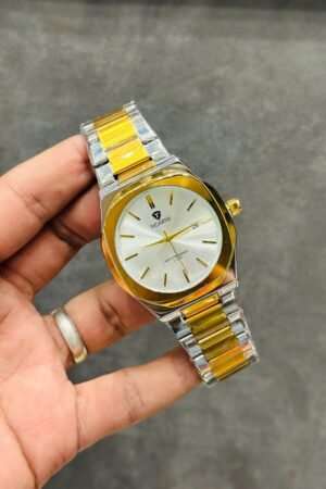 Ticarto Classic Stainless Steel Men's Analog Watch | Date Display | Water Resistant